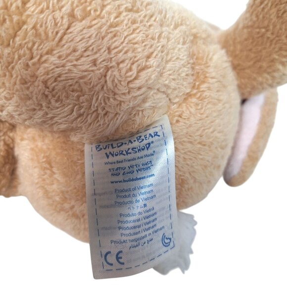 Build-A-Bear Pawlette Tan Brown Bunny Rabbit Plush Floppy Ears Easter 2014 15" - Picture 5 of 6